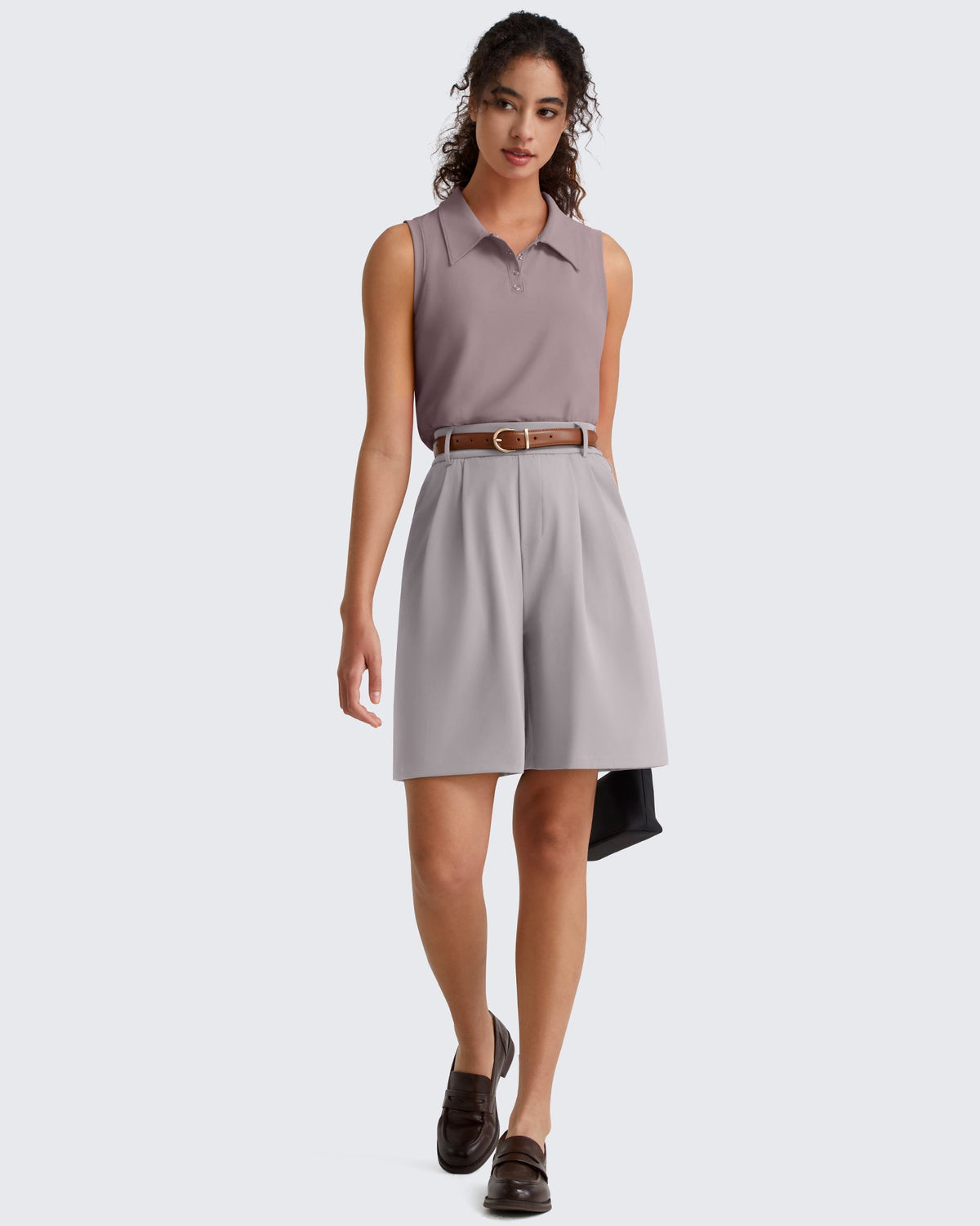 G4Free UPF 50+ Sleeveless Golf Polo with Side Slit – Quick Dry