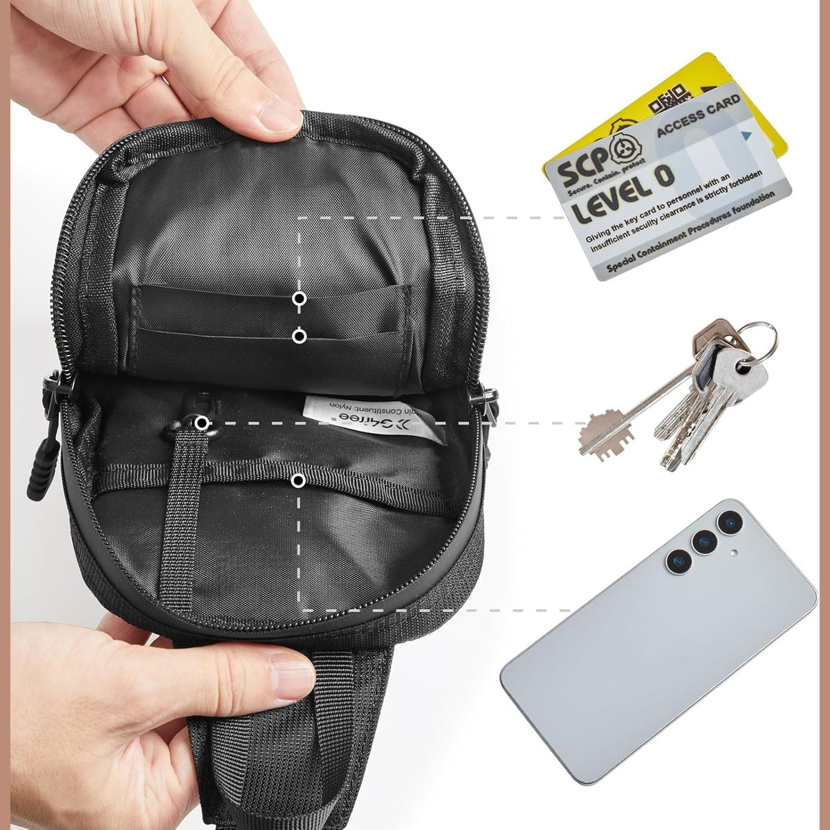 G4Free Waterproof Mini Crossbody Sling Bag