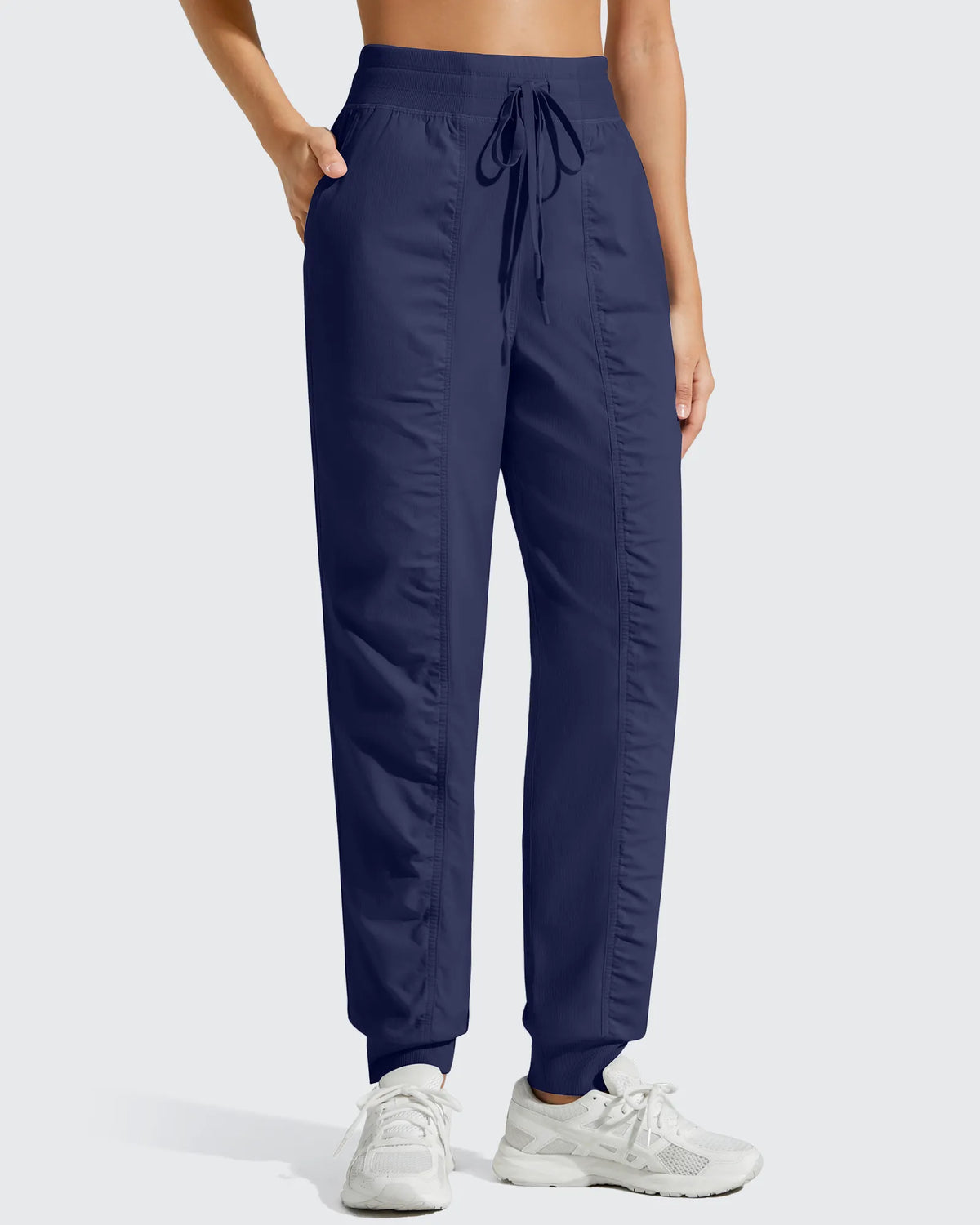 Lightweight Ankle Cuffs Drawstring Track Pants