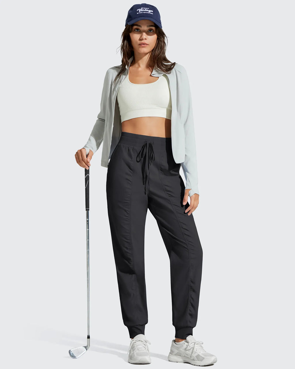 Lightweight Ankle Cuffs Drawstring Track Pants