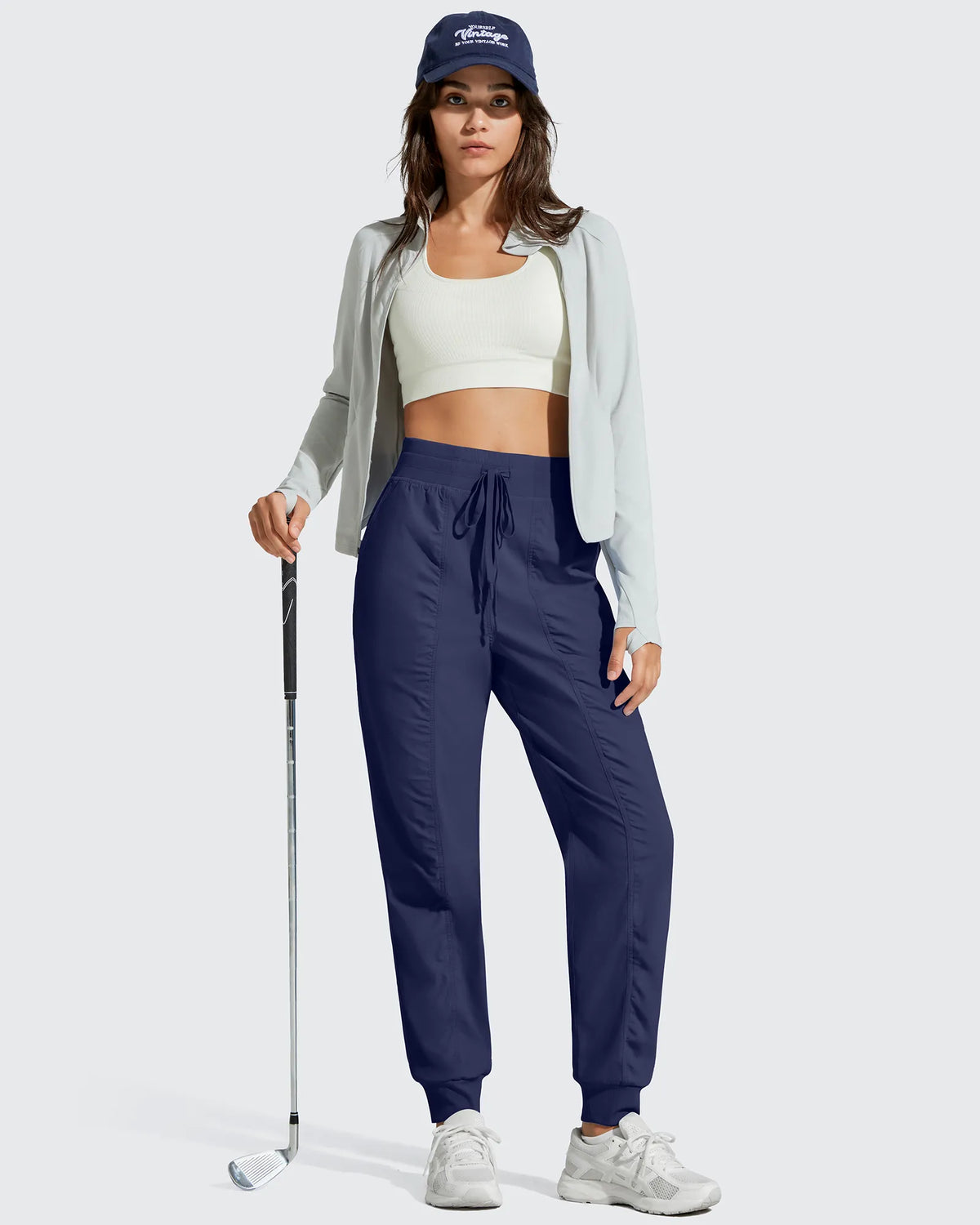 Lightweight Ankle Cuffs Drawstring Track Pants