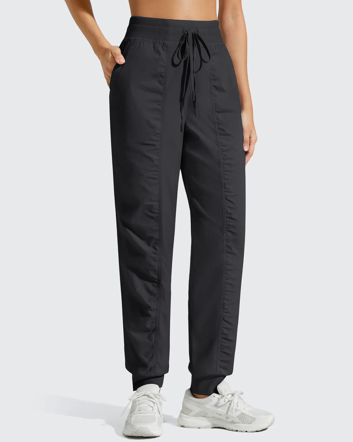 Lightweight Ankle Cuffs Drawstring Track Pants