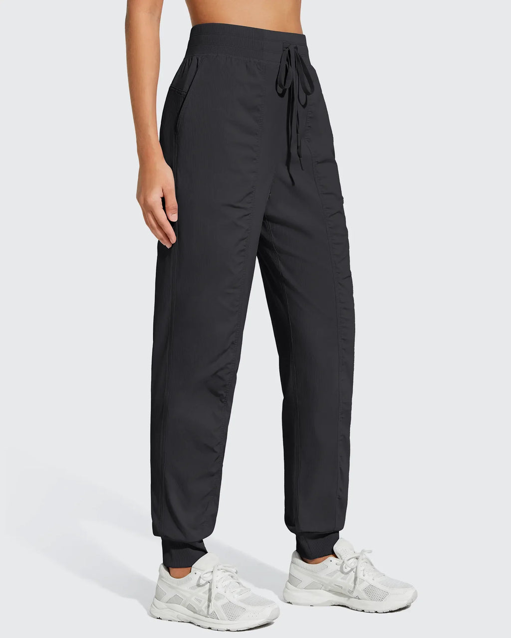 Lightweight Ankle Cuffs Drawstring Track Pants