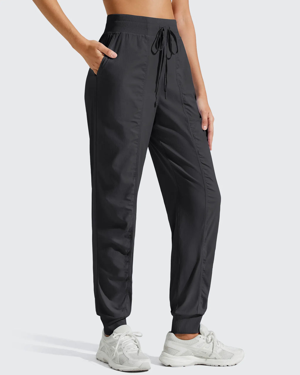 Lightweight Ankle Cuffs Drawstring Track Pants