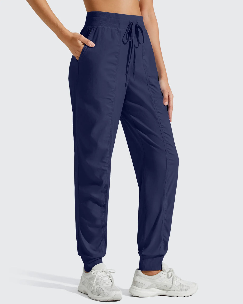 Lightweight Ankle Cuffs Drawstring Track Pants