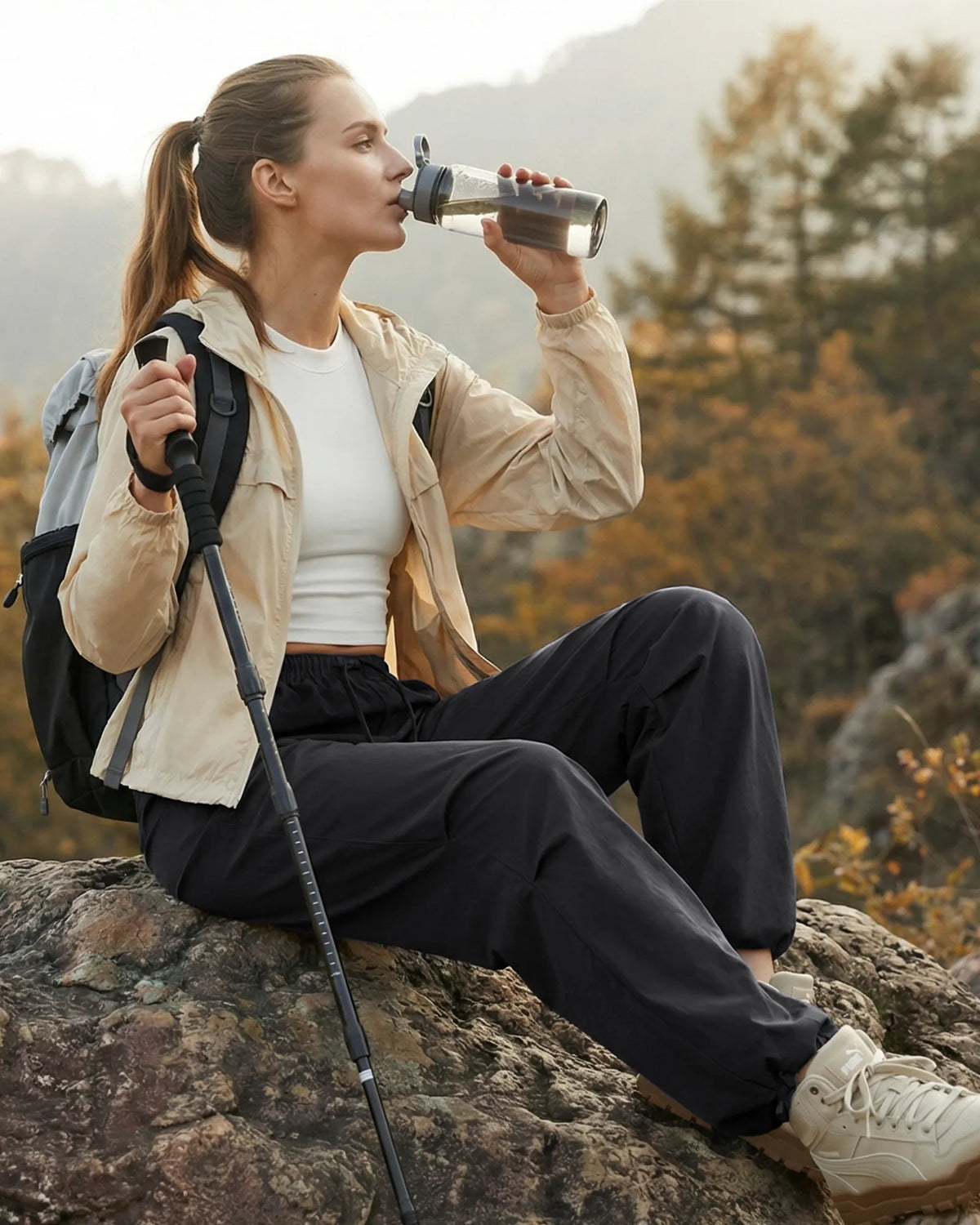 Quick Dry UPF 50+ Water Resistant Hiking Parachute Pants