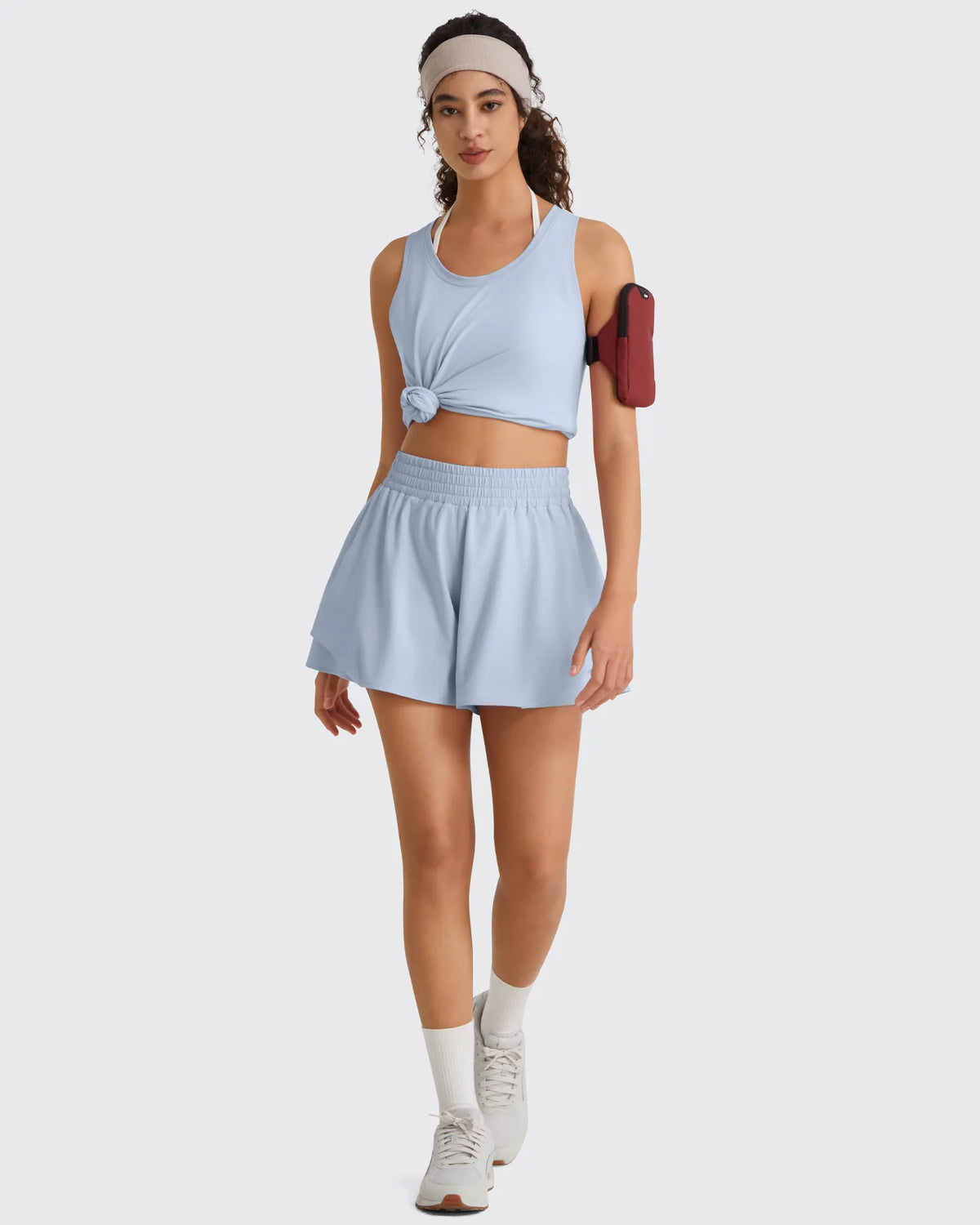Racerback Hip Length Scoop Neck Muscle Tank Tops