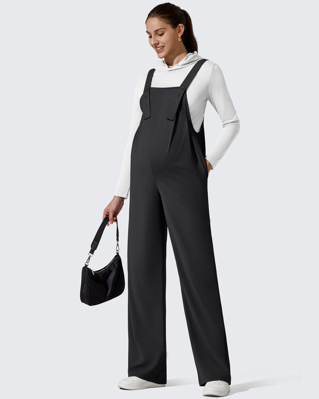 ShiftReady Adjustable Strap Maternity Jumpsuit Pants