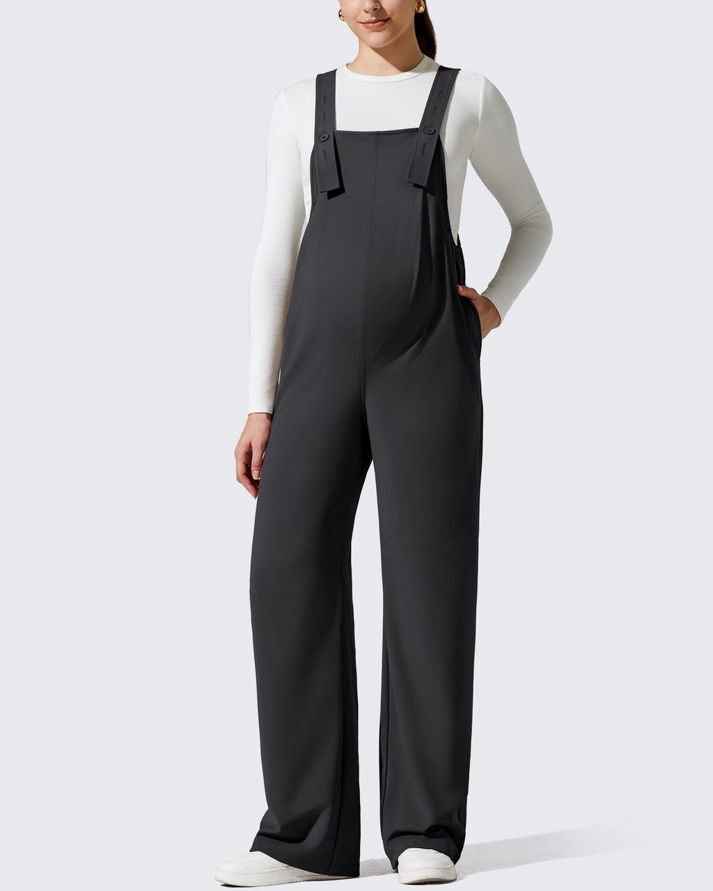 ShiftReady Adjustable Strap Maternity Jumpsuit Pants