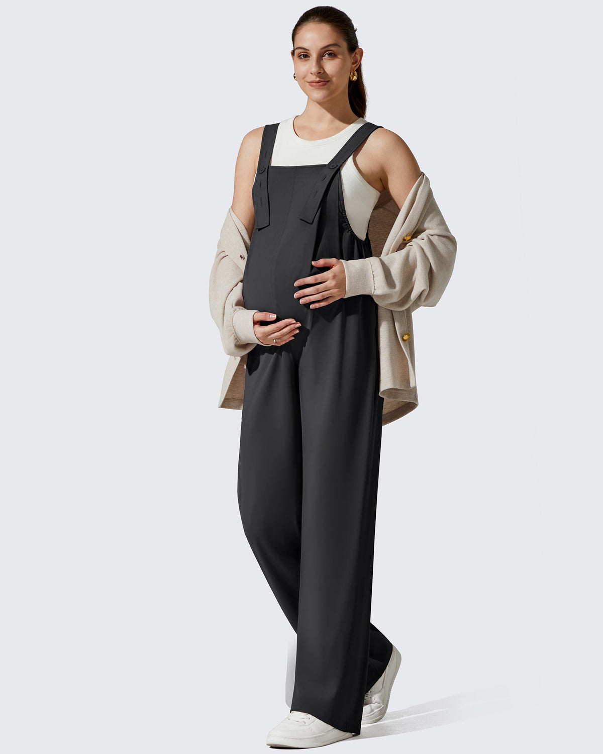 ShiftReady Adjustable Strap Maternity Jumpsuit Pants