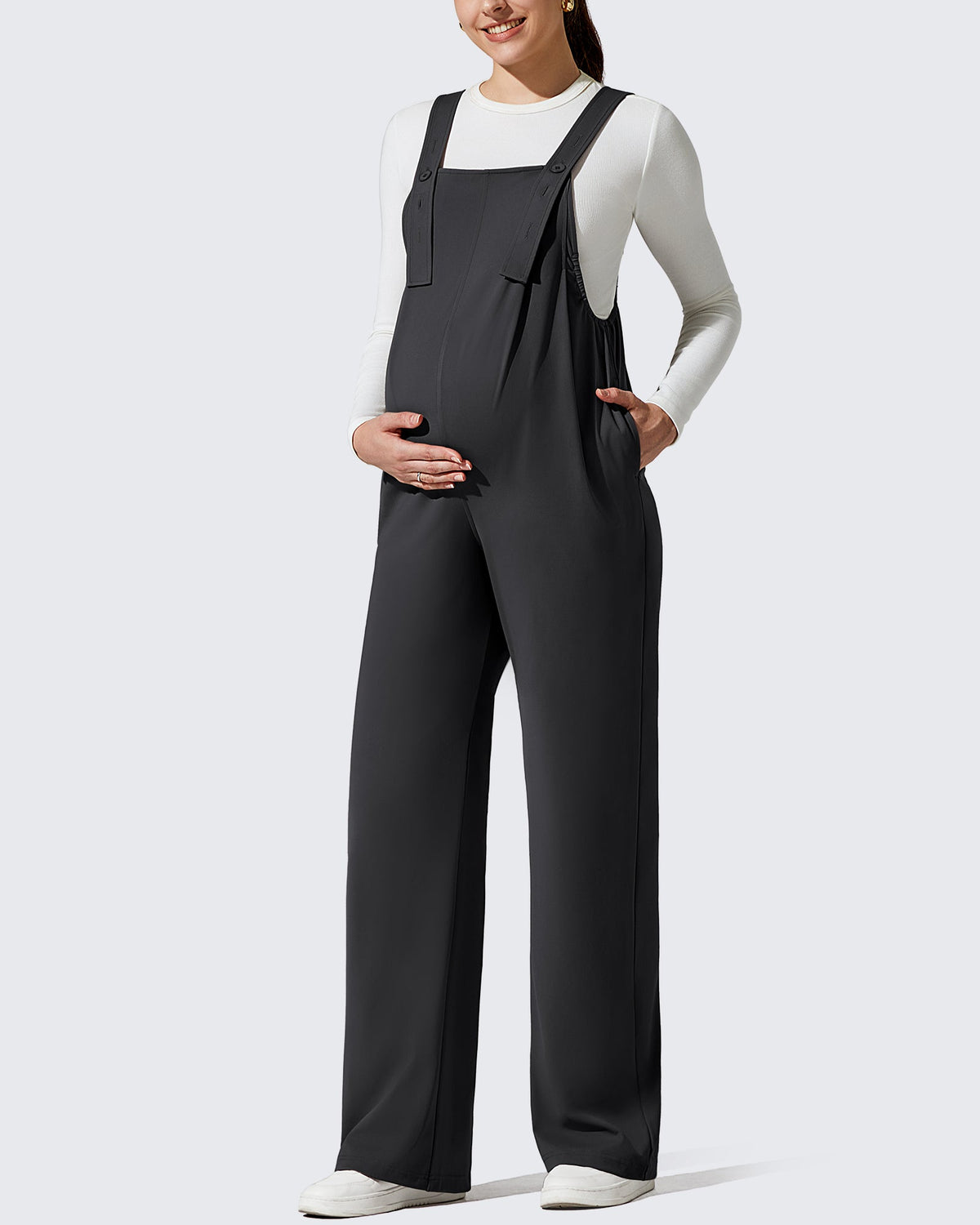 ShiftReady Adjustable Strap Maternity Jumpsuit Pants