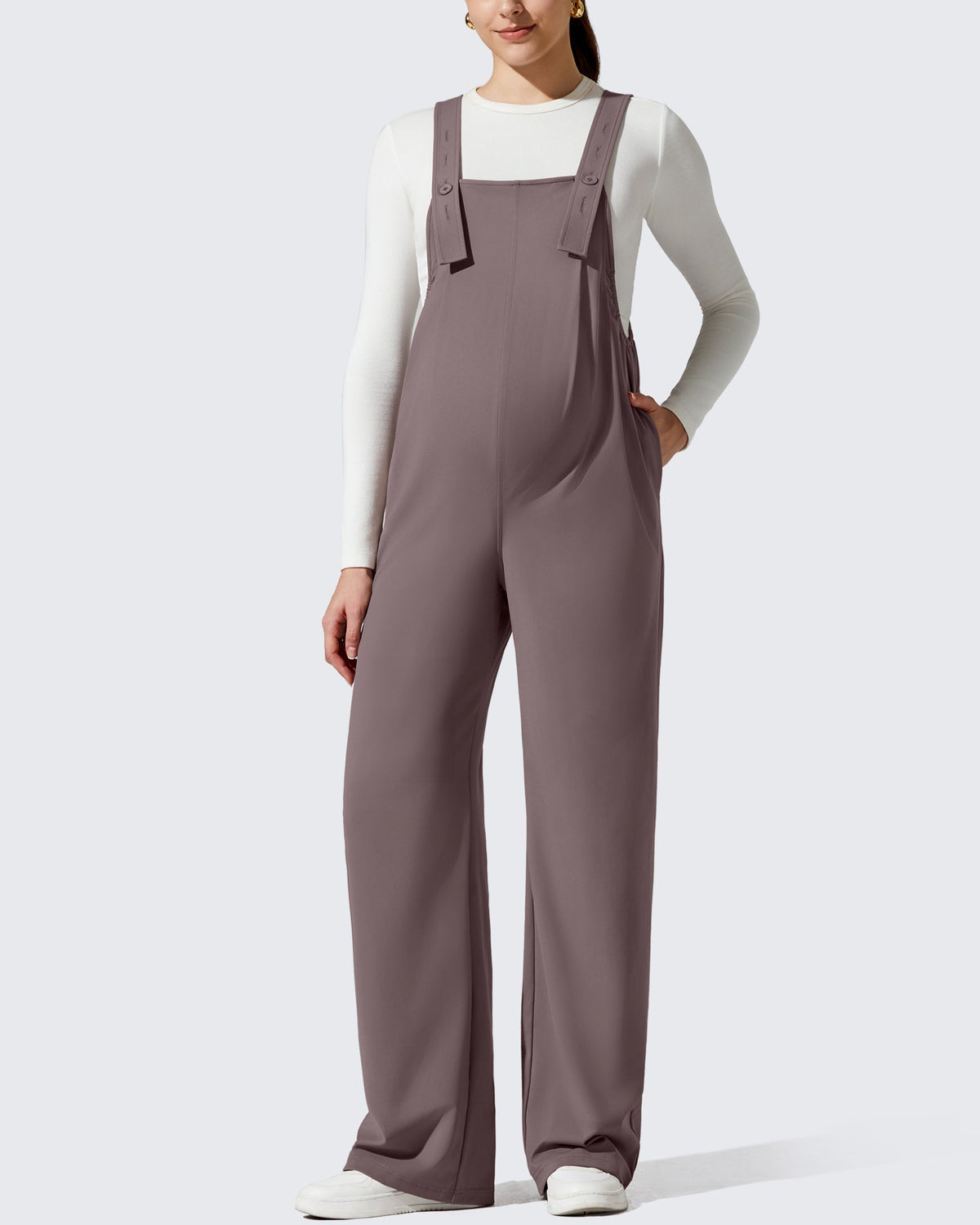 ShiftReady Adjustable Strap Maternity Jumpsuit Pants