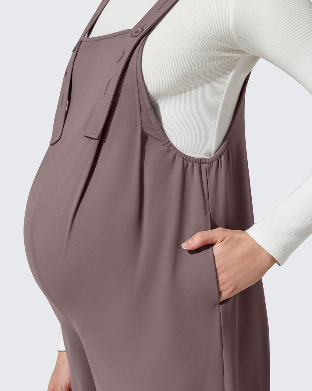 ShiftReady Adjustable Strap Maternity Jumpsuit Pants