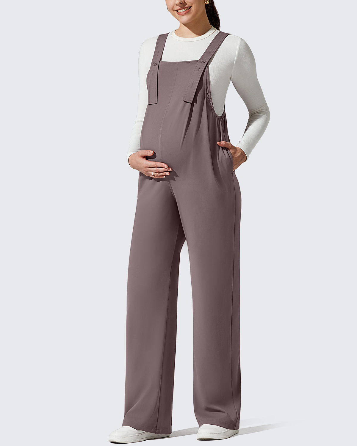 ShiftReady Adjustable Strap Maternity Jumpsuit Pants