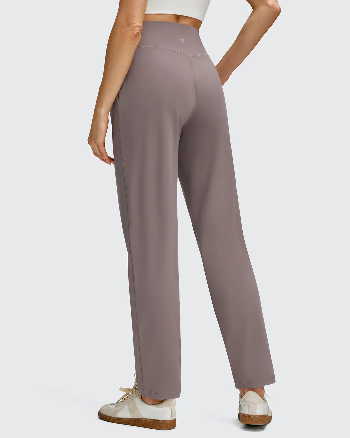 ShiftReady Front Pleated Ankle Tapered High Waist Trousers
