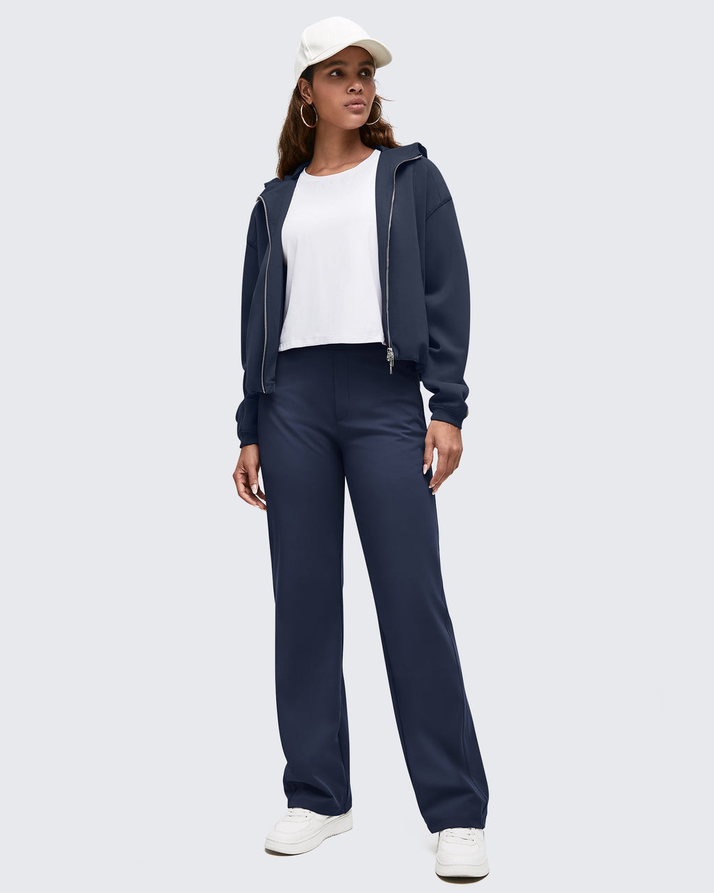 ShiftReady High Waist Hidden Zipper Pockets Dress Pants