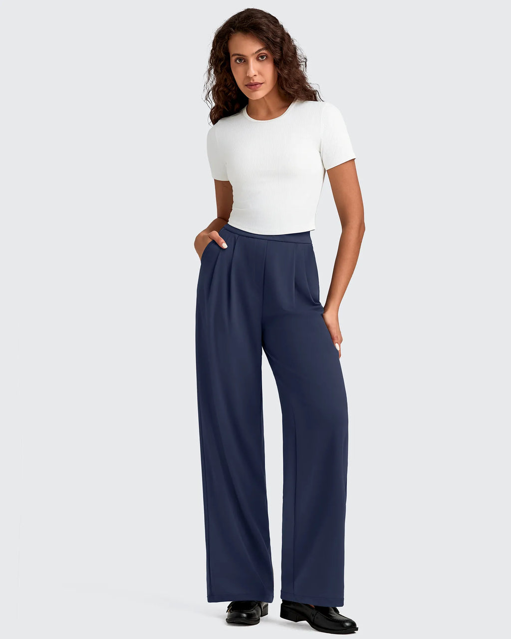 ShiftReady High Waisted Dressy Casual Trousers