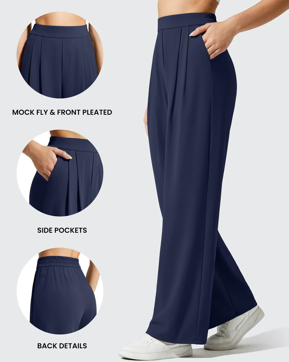 ShiftReady High Waisted Dressy Casual Trousers