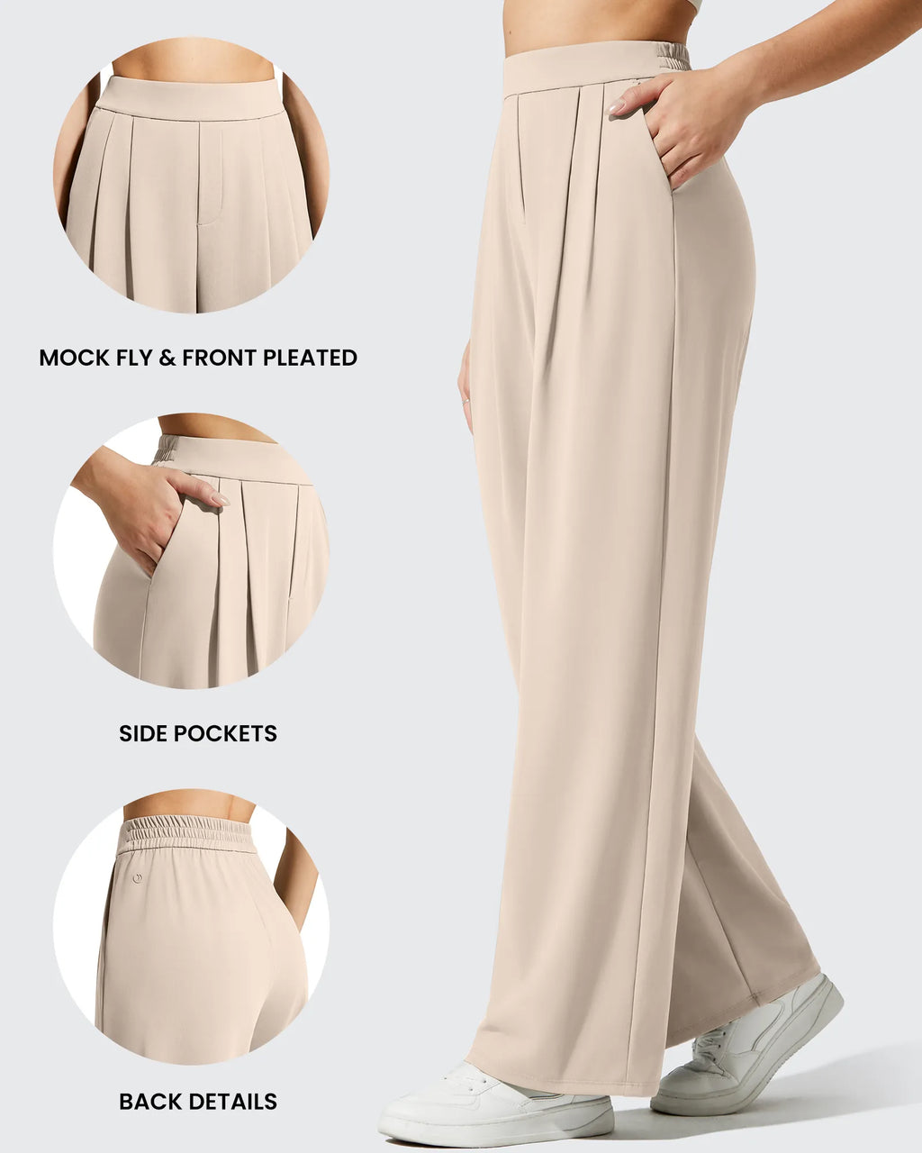 ShiftReady High Waisted Dressy Casual Trousers