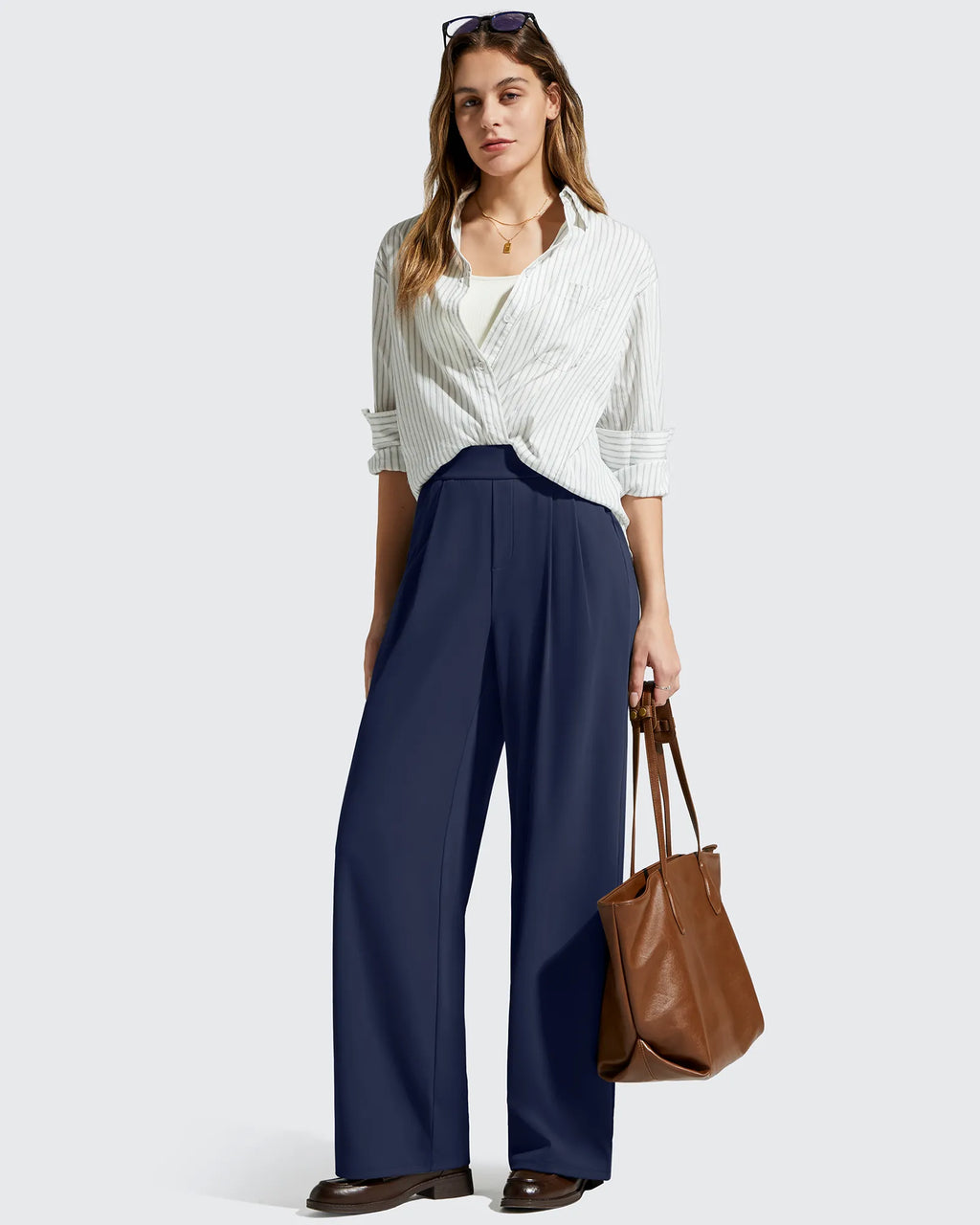 ShiftReady High Waisted Dressy Casual Trousers