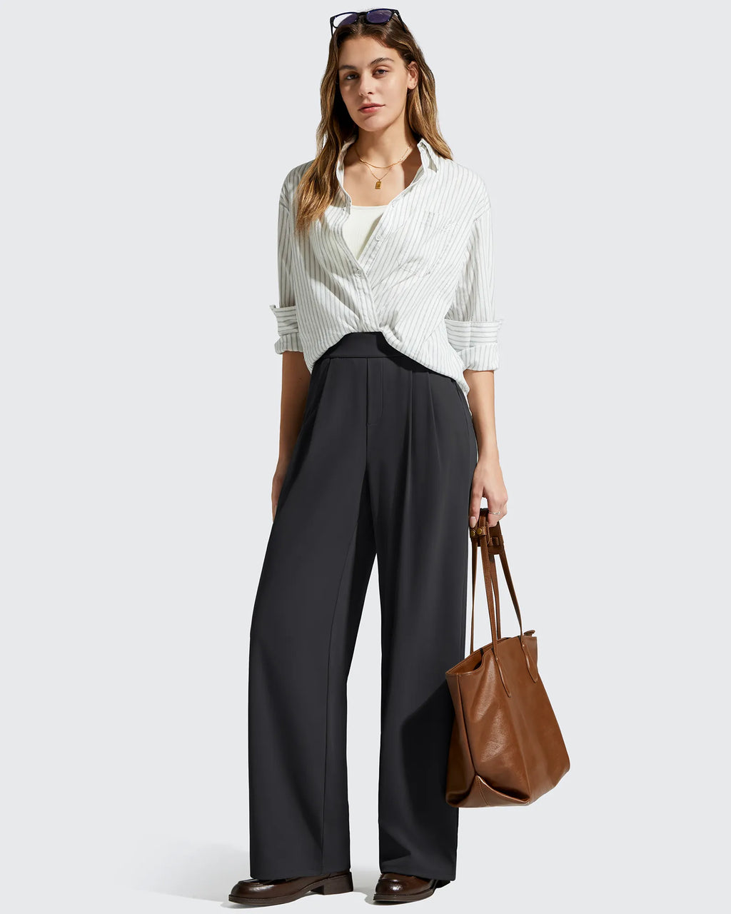 ShiftReady High Waisted Dressy Casual Trousers