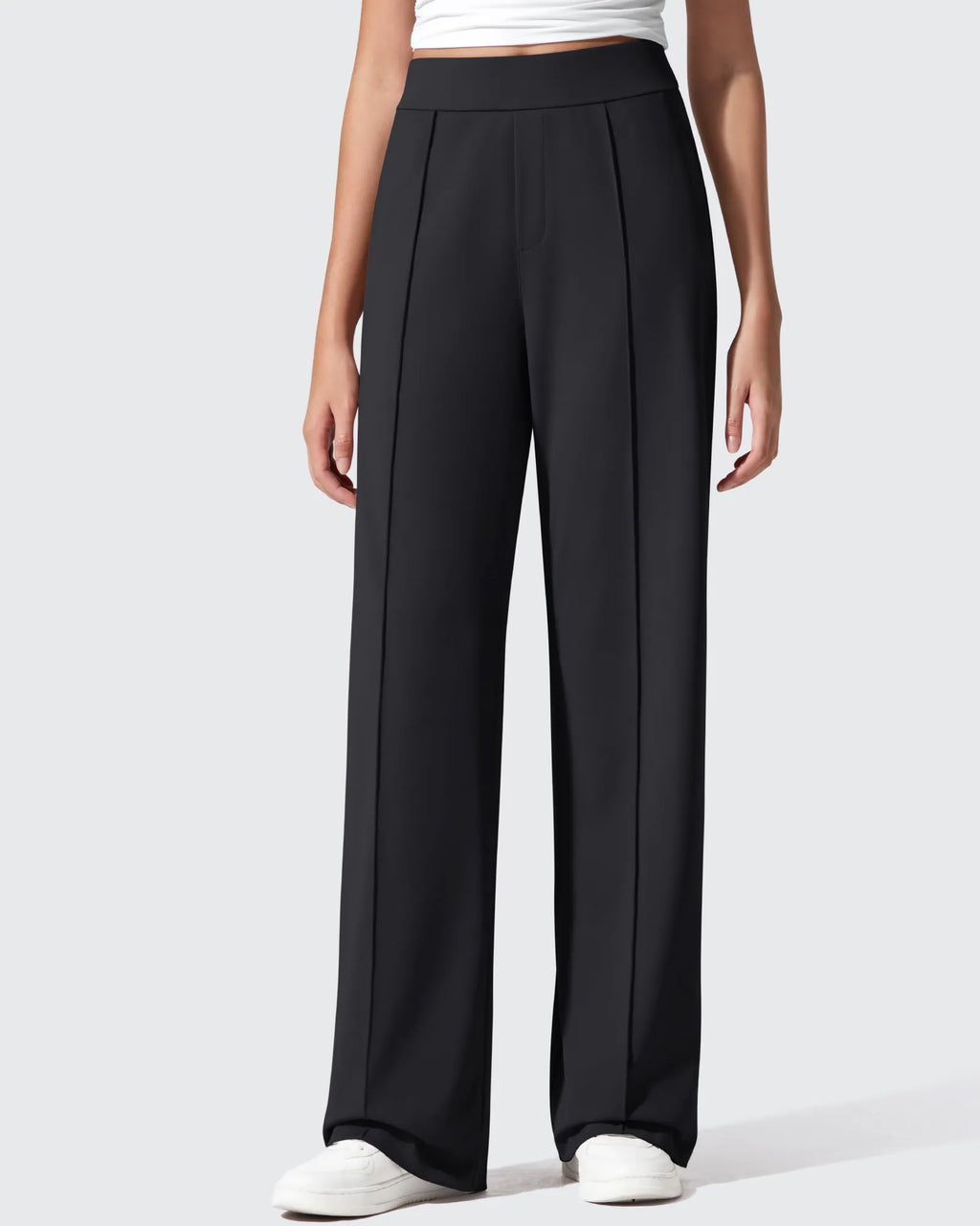 ShiftReady Pockets Elastic Band Wide Leg Work Pants