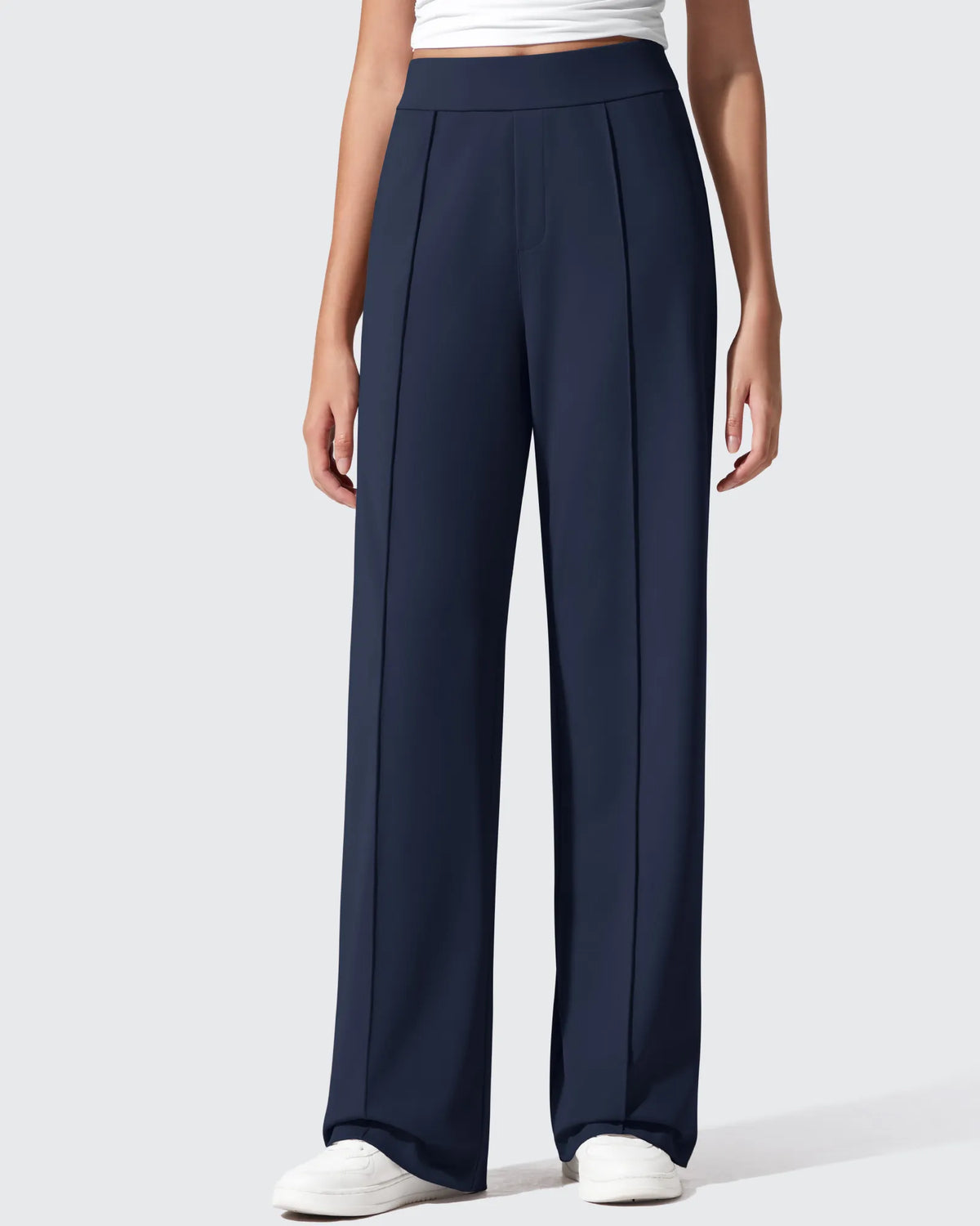 ShiftReady Pockets Elastic Band Wide Leg Work Pants