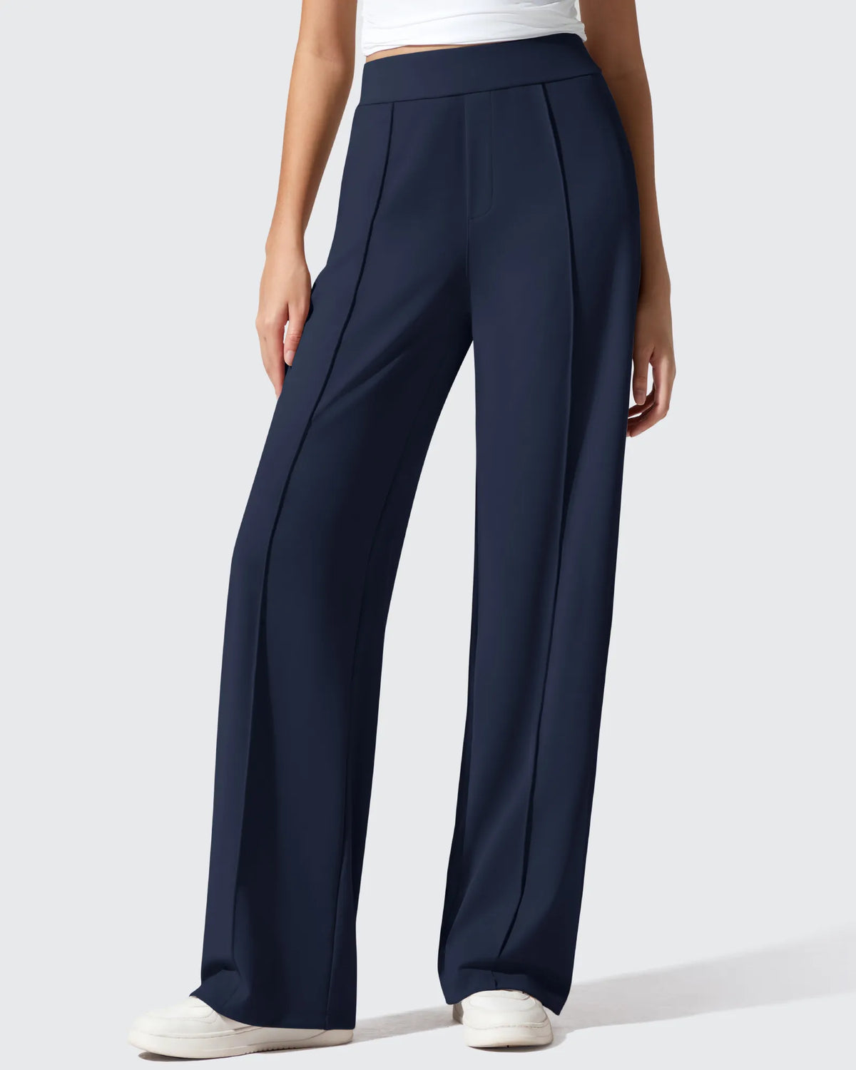 ShiftReady Pockets Elastic Band Wide Leg Work Pants