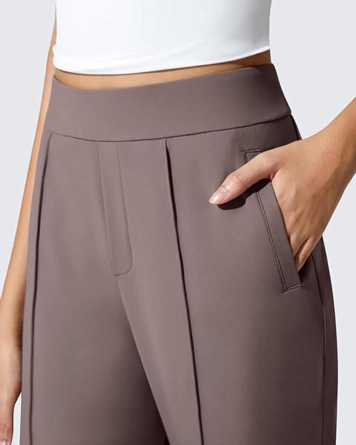ShiftReady Pockets Elastic Band Wide Leg Work Pants