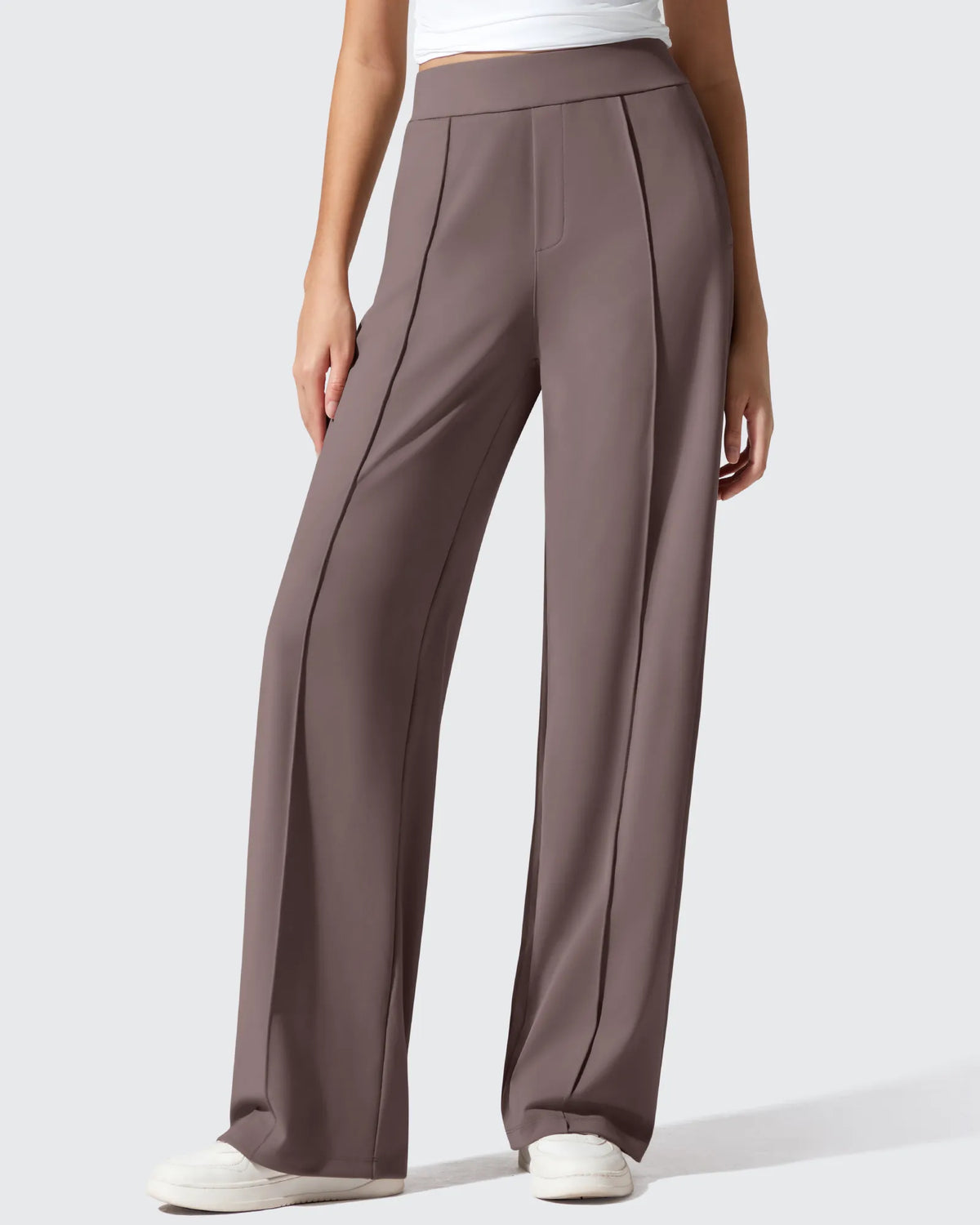 ShiftReady Pockets Elastic Band Wide Leg Work Pants