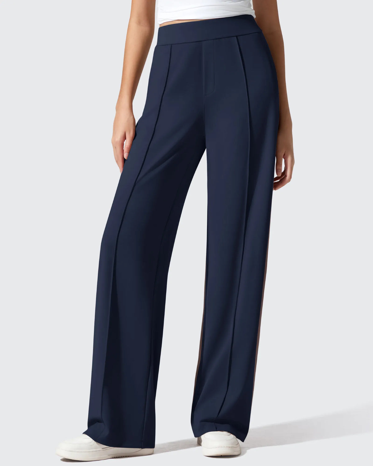 ShiftReady Pockets Elastic Band Wide Leg Work Pants