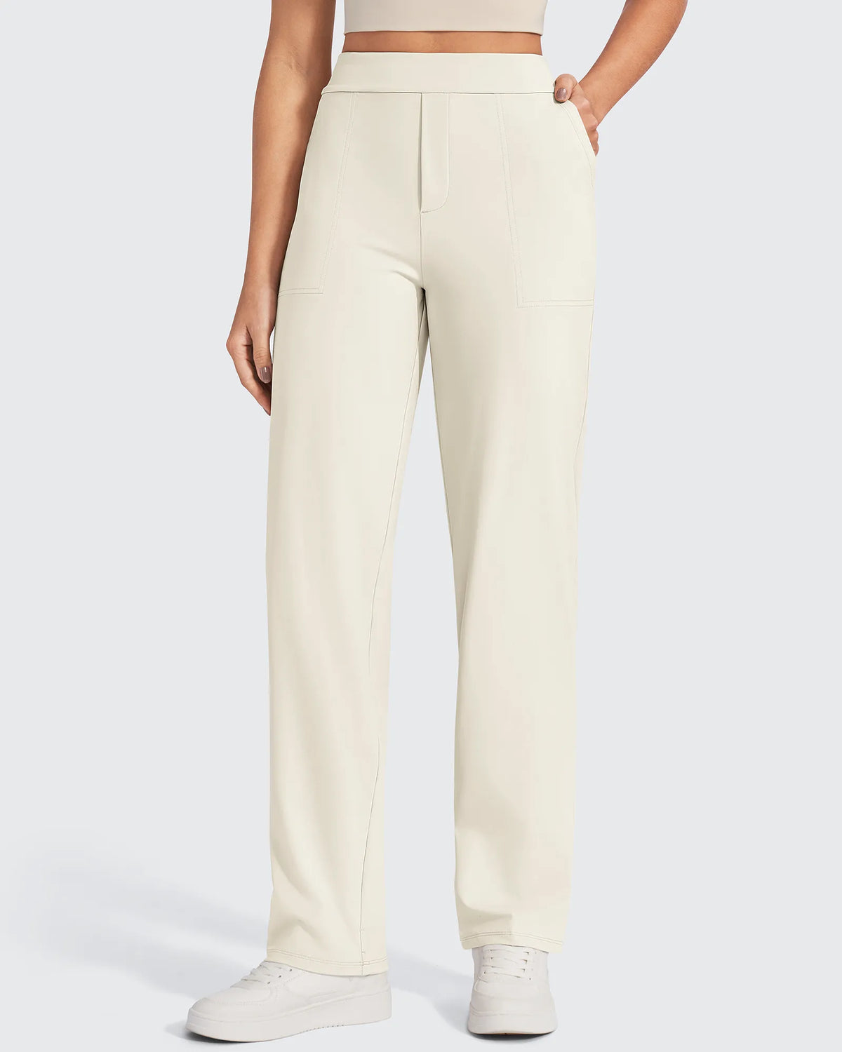 ShiftReady Straight Leg Yoga Work Pants 32''