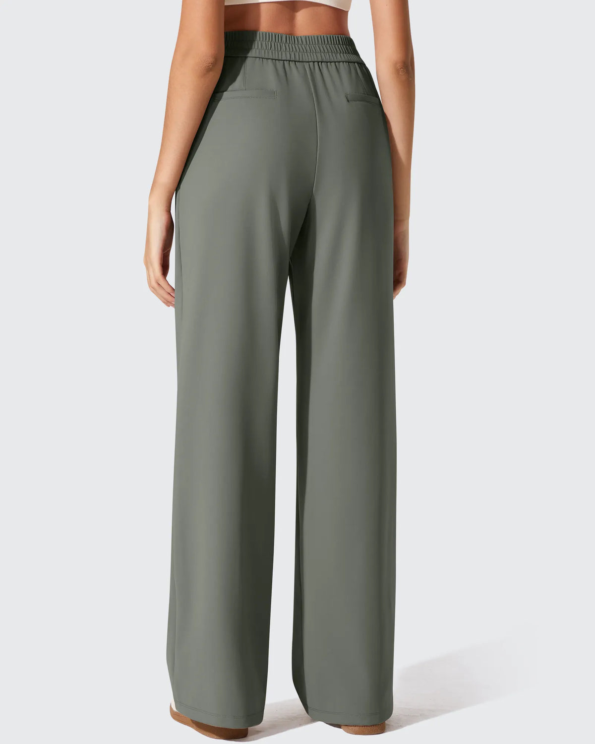 ShiftReady Two Front Pleated Wide Leg Dress Pants