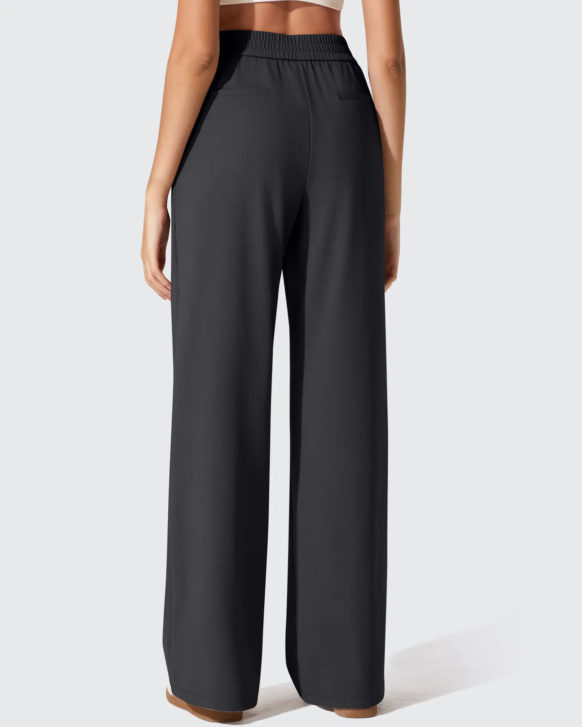 ShiftReady Two Front Pleated Wide Leg Dress Pants