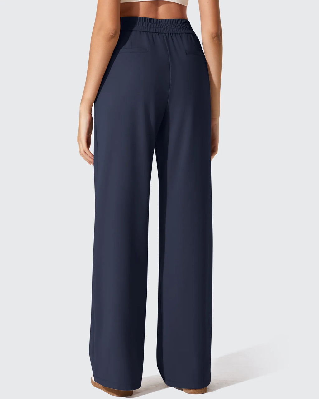 ShiftReady Two Front Pleated Wide Leg Dress Pants