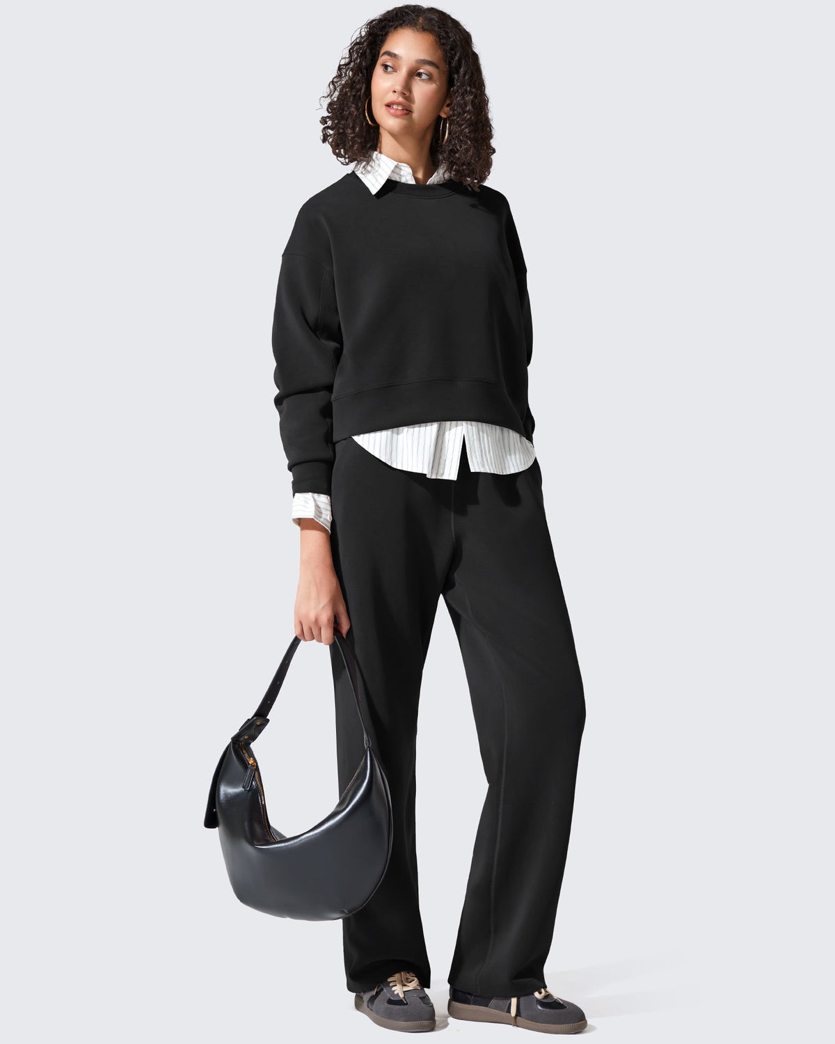 Smoofit Crewneck Pullover Loose Sweatshirts