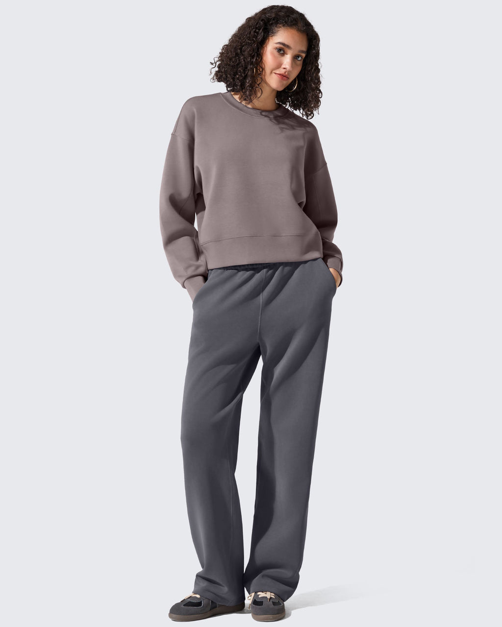 Smoofit Crewneck Pullover Loose Sweatshirts