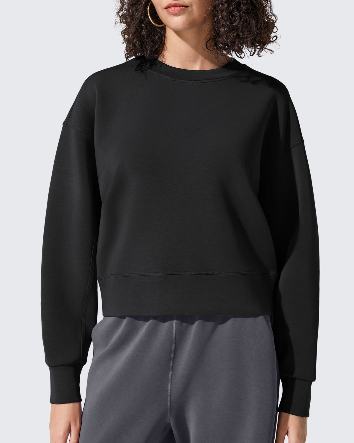 Smoofit Crewneck Pullover Loose Sweatshirts