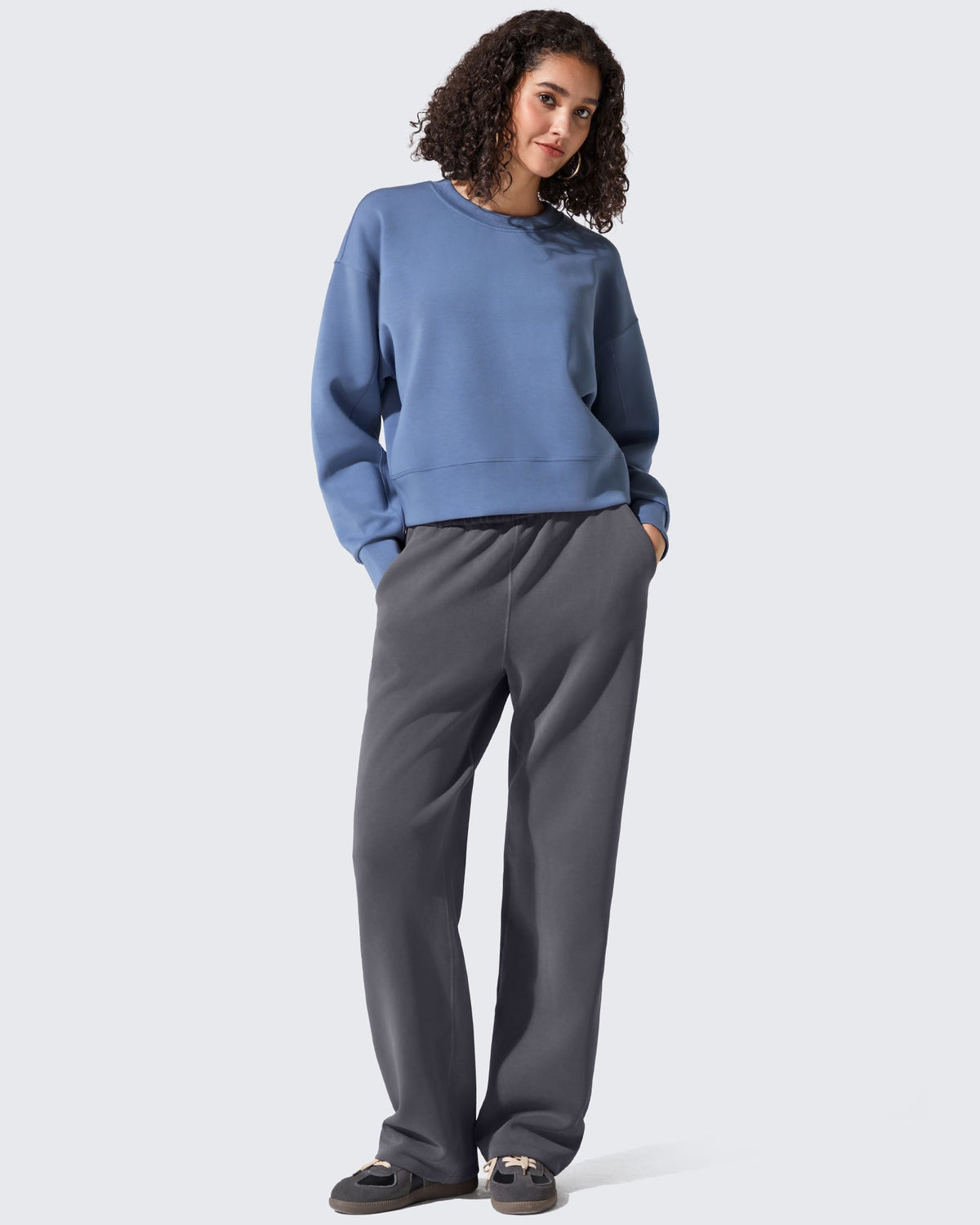 Smoofit Crewneck Pullover Loose Sweatshirts