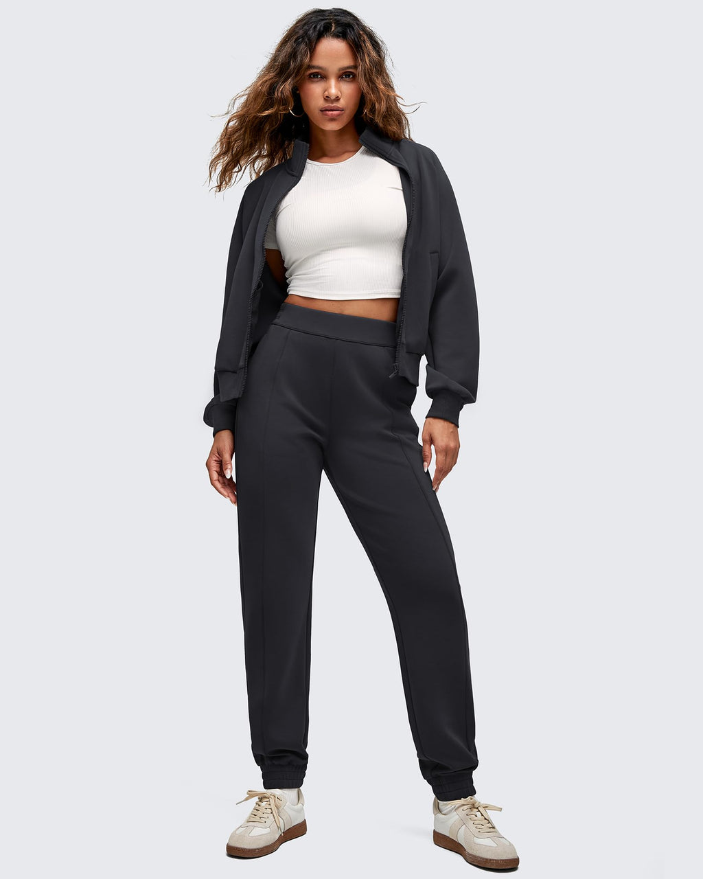 Smoofit Elastic Waist Pull Pockets Joggers Pants