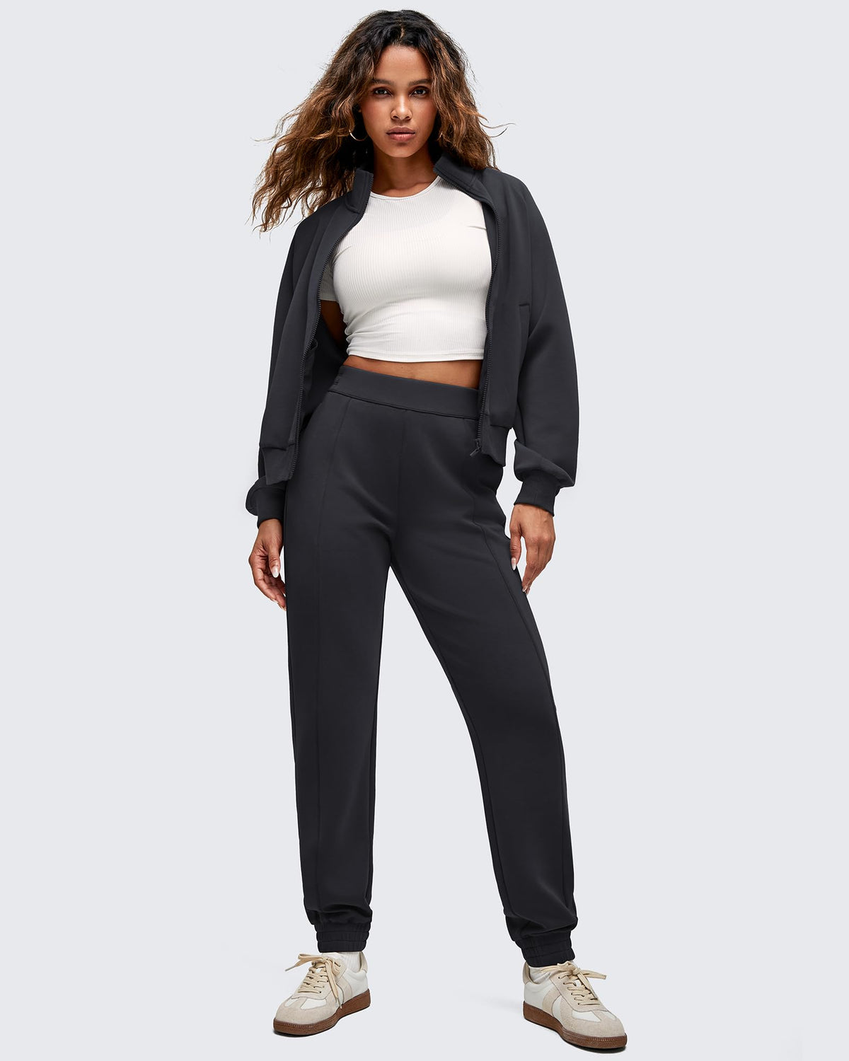 Smoofit Elastic Waist Pull Pockets Joggers Pants