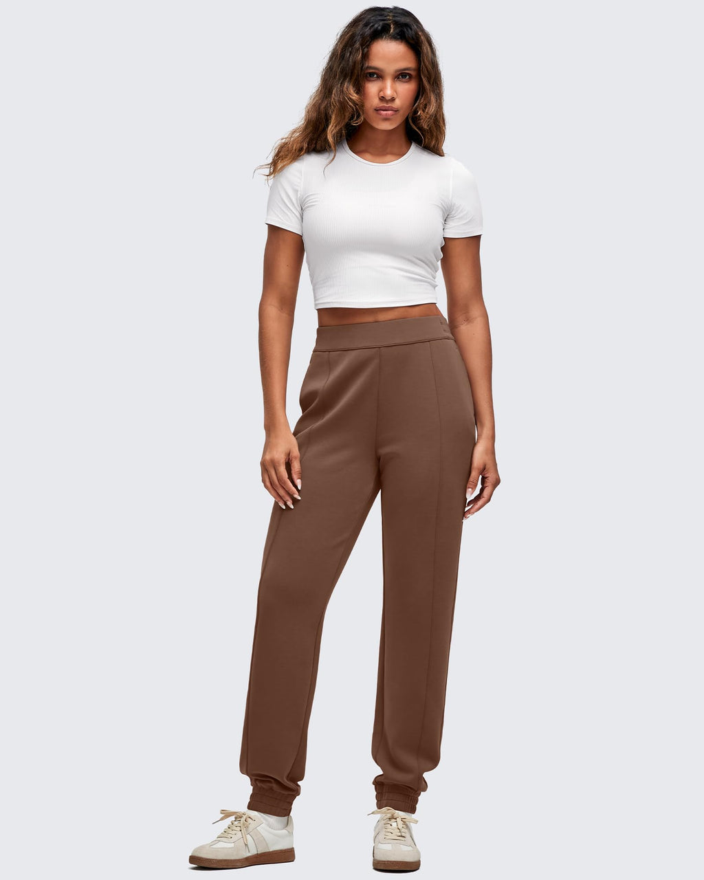 Smoofit Elastic Waist Pull Pockets Joggers Pants