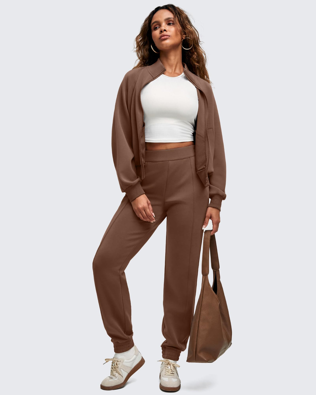 Smoofit Elastic Waist Pull Pockets Joggers Pants