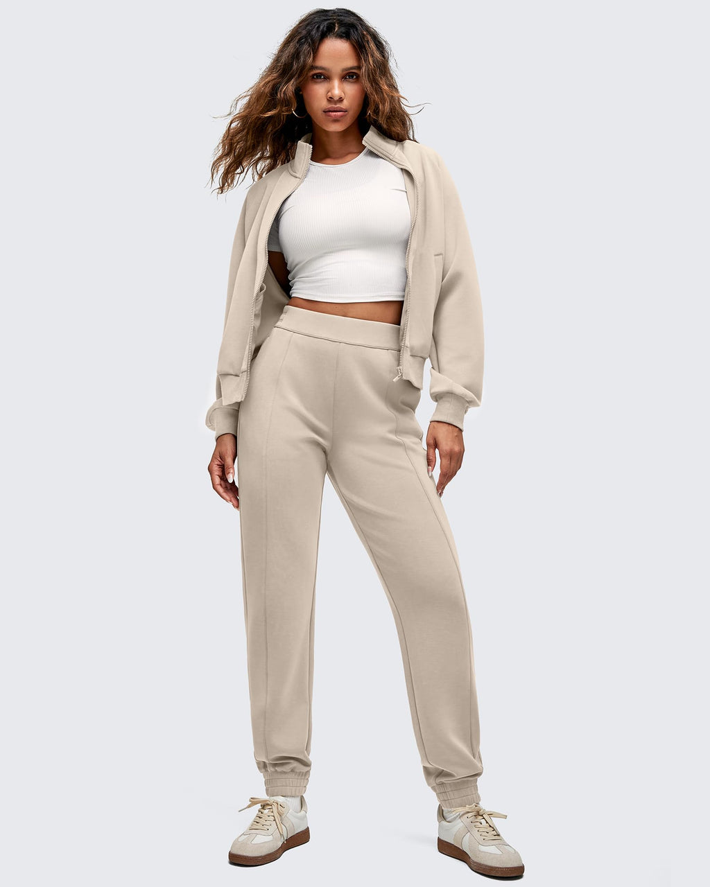 Smoofit Elastic Waist Pull Pockets Joggers Pants