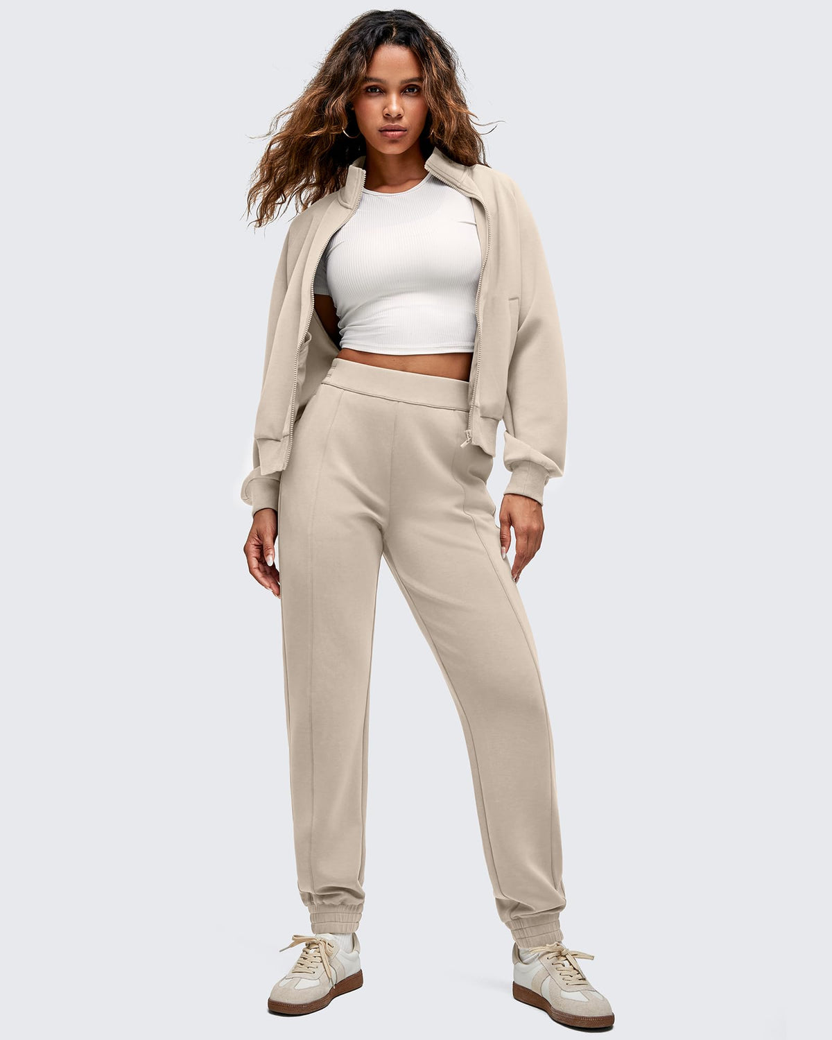 Smoofit Elastic Waist Pull Pockets Joggers Pants