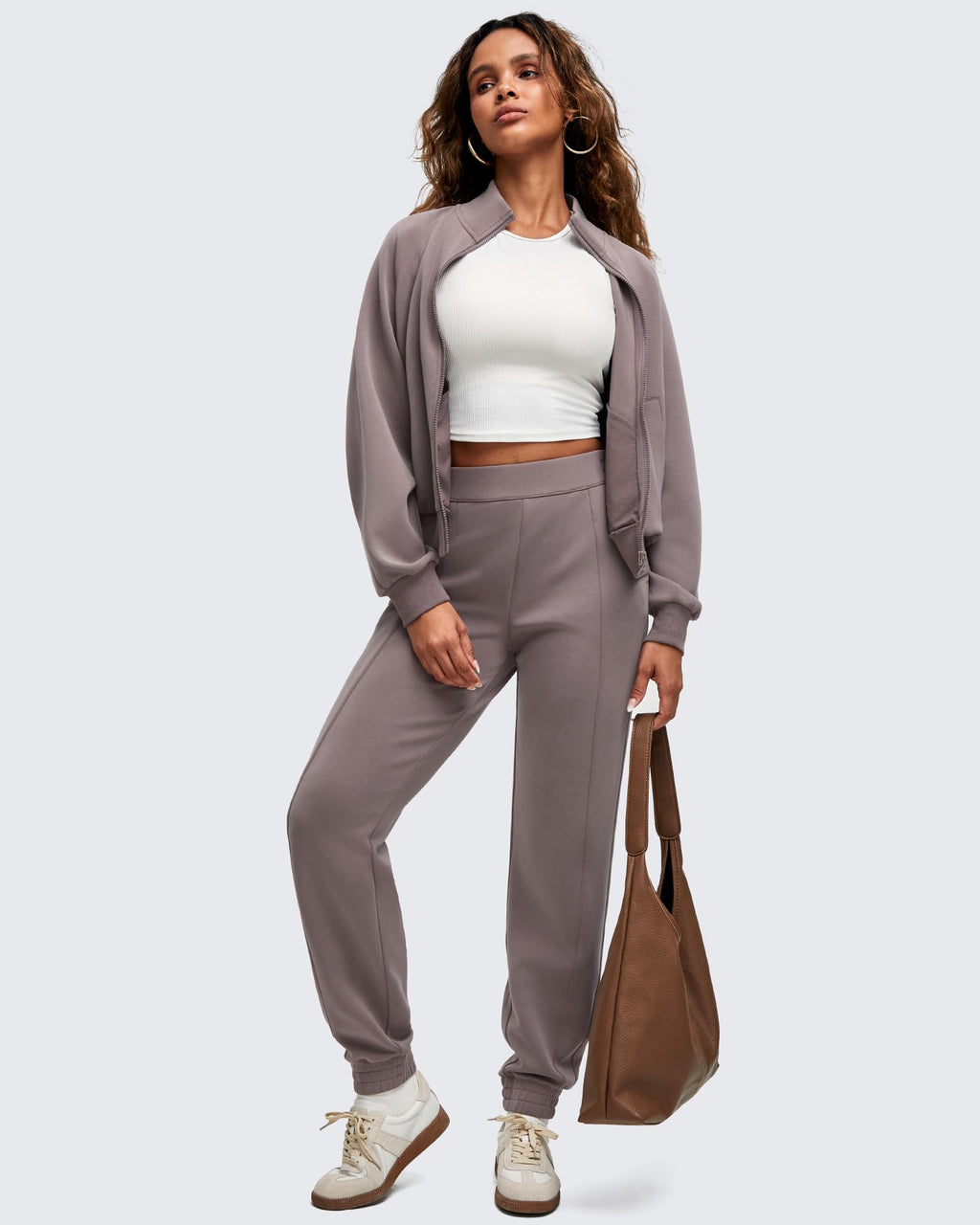 Smoofit Elastic Waist Pull Pockets Joggers Pants