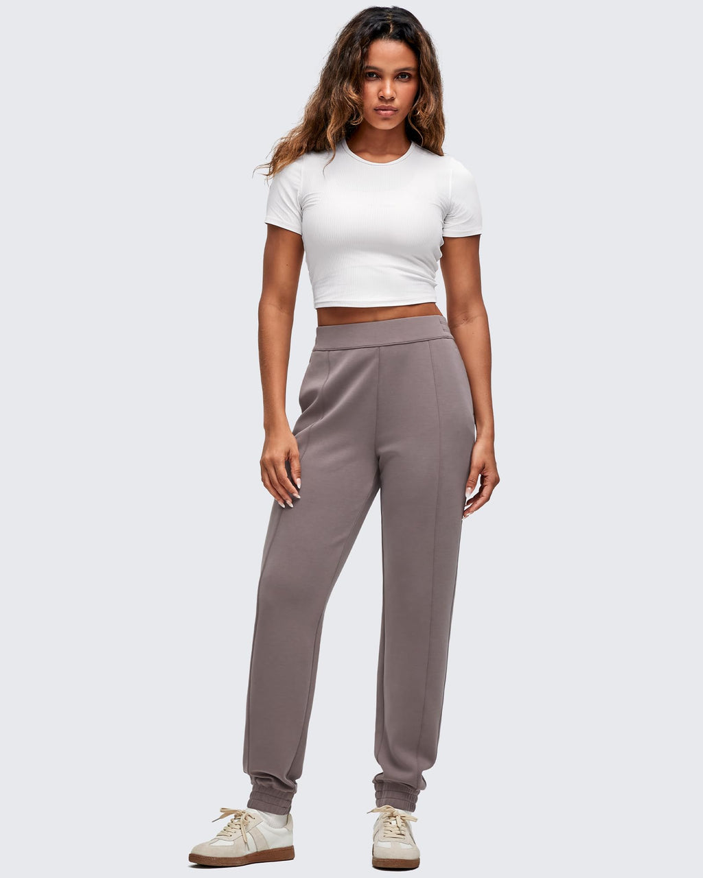 Smoofit Elastic Waist Pull Pockets Joggers Pants