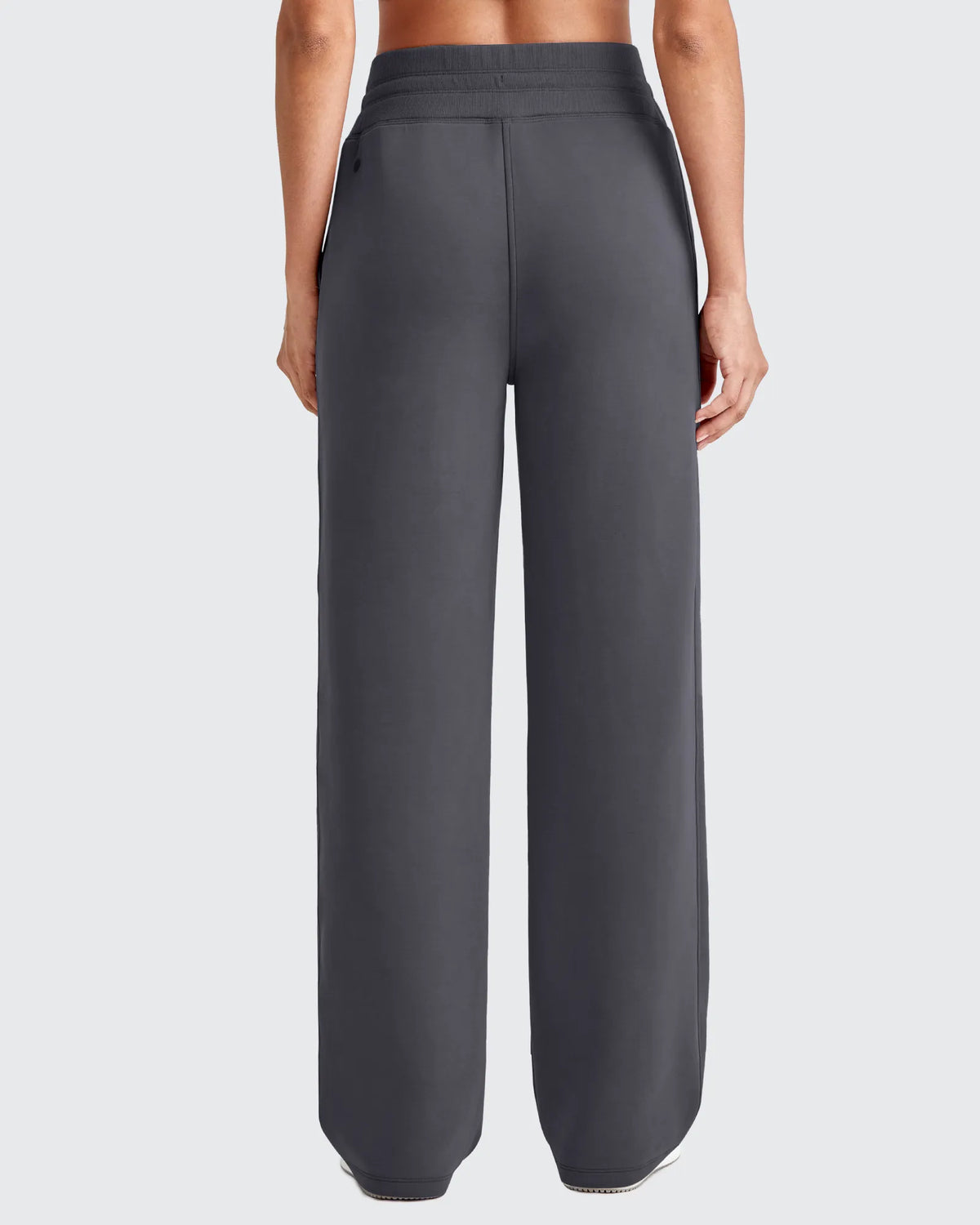 Smoofit Elastic Waistband Drawstring Wide Leg Sweatpants
