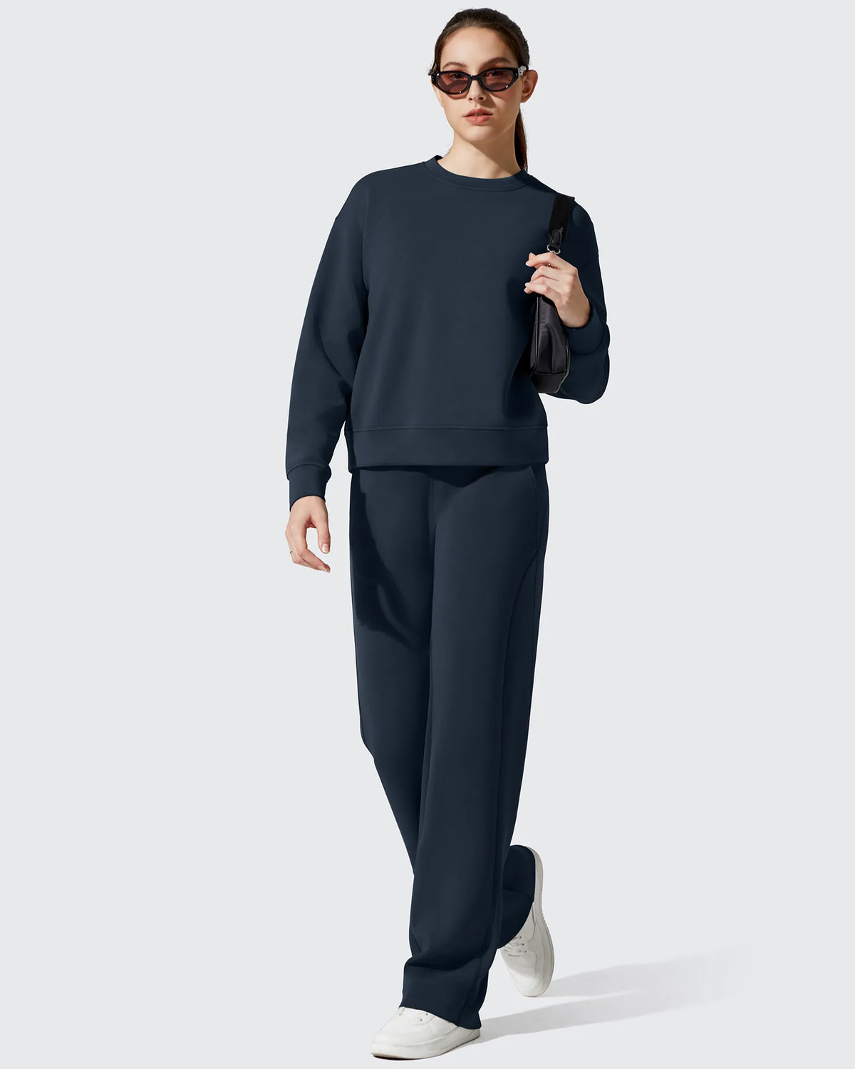 Smoofit Fleece Crewneck Pullover Long Sleeve Hoodies