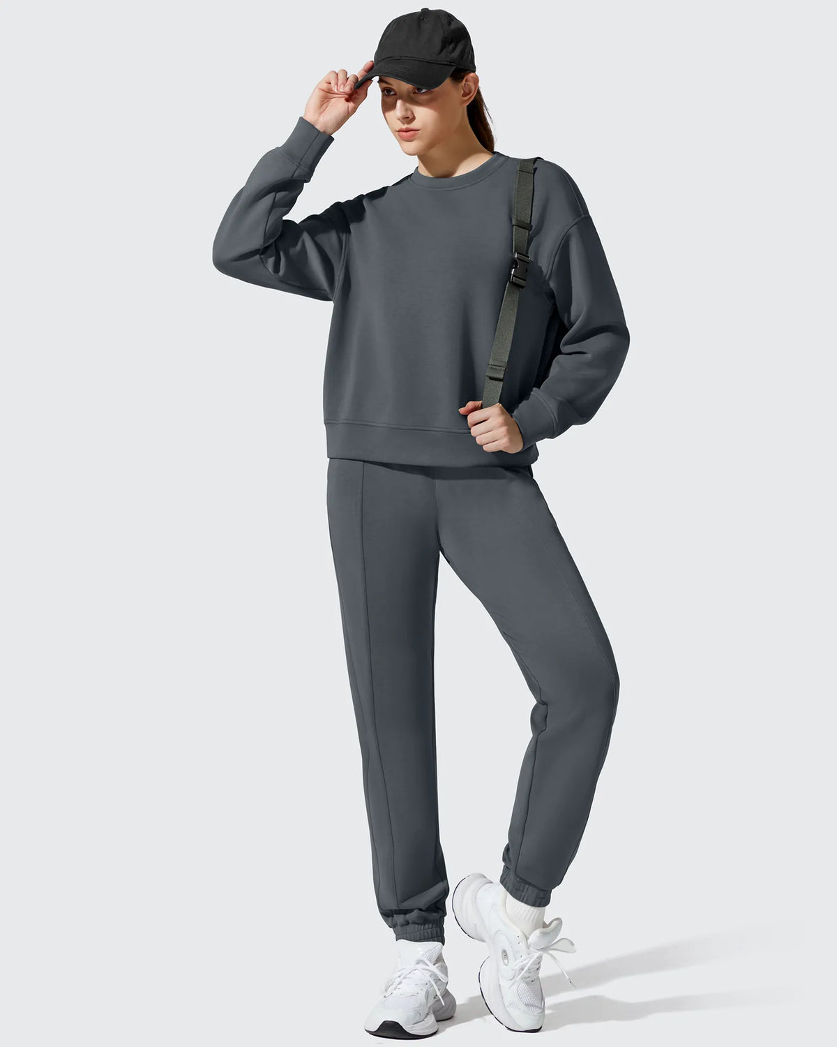 Smoofit Fleece Crewneck Pullover Long Sleeve Hoodies
